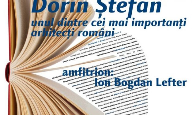 Arhitectul Dorin Ştefan la Cafeneaua critică