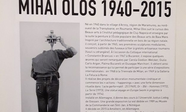 Expoziţie Mihai Olos, în atelierul lui Brâncuşi de la Paris