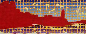 Costea Gelu - Le fauve Collioure - 2010 - acrylique sur toile - 80 x 200 cm - diptyque