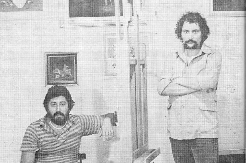 Serghei Niculescu-Mizil și Petre Velicu în 1982 | Modernism