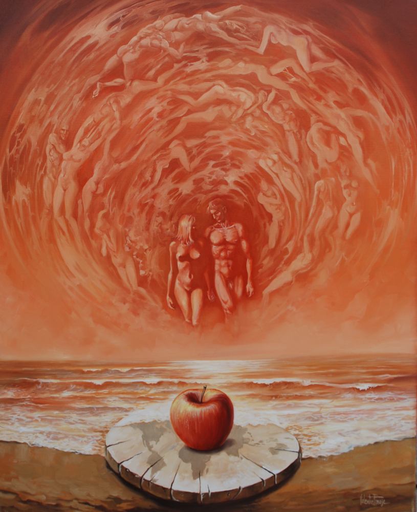 TANASE Valentin - L'Univers - 2001 - Huile sur toile - 80 x 60 cm (2)