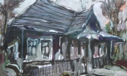 Expoziţia de pictură «Edificii de arhitectură tradiţională românească» a artistului Augustin Lucici﻿ @ Galeria Institutului Român de Cultură şi Cercetare Umanistică de la Veneţia