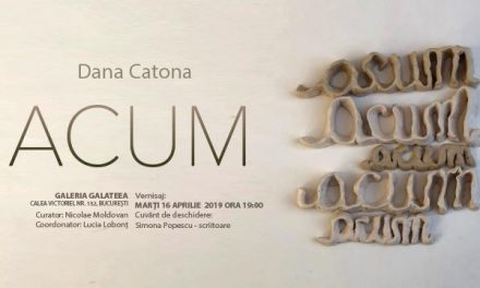 Expoziție Dana Catona, „Acum” @ Galeria Galateea Contemporary Art, București