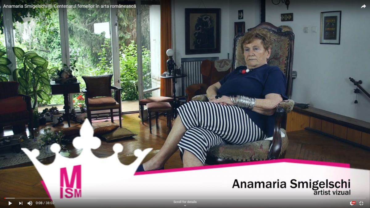 Anamaria Smigelschi @ Centenarul femeilor din arta românească