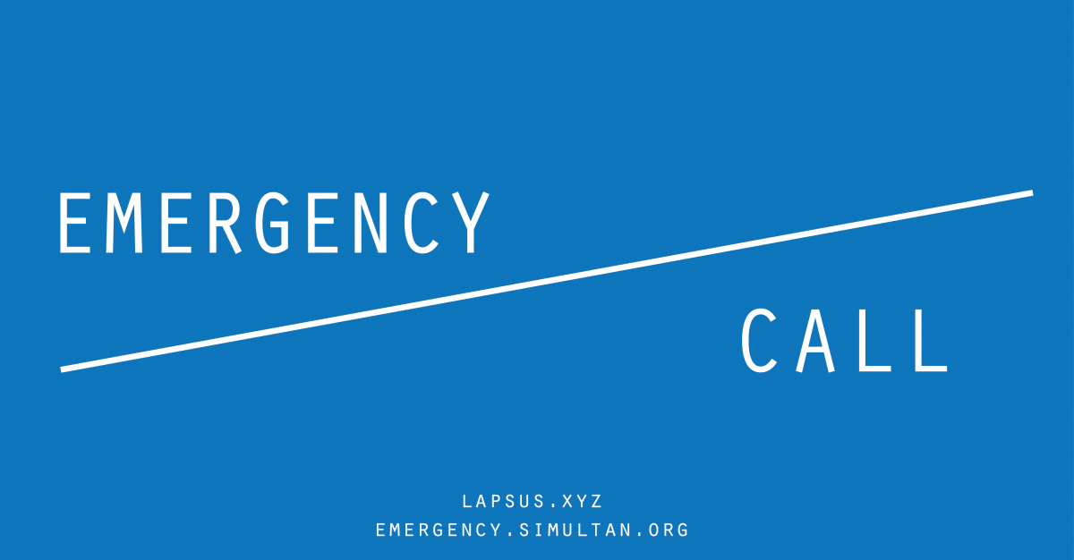 OPEN CALL “EMERGENCY ENTRANCE”