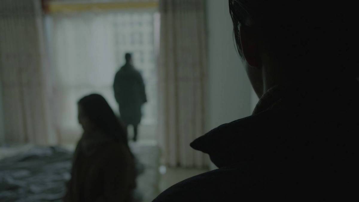 An Elephant Sitting Still