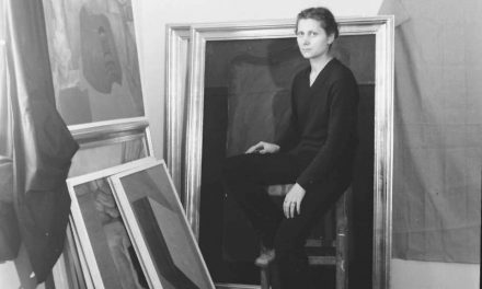 Marilena Preda Sanc în atelier, anii 80