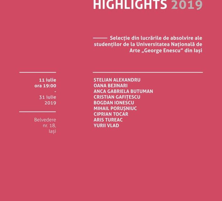 Graduation Highlights 2019 – selecție din lucrările absolvenților UNAGE @ Borderline Art Space, Iași