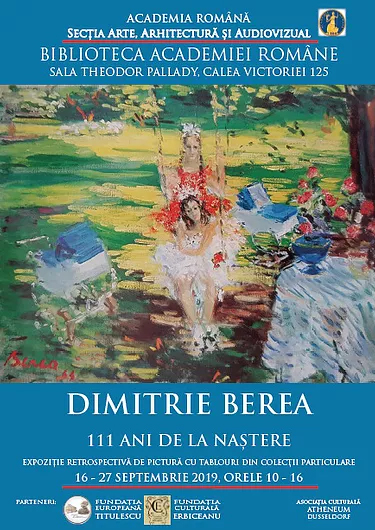 Expoziţie „Dimitrie Berea – 111 ani de la naștere” @ Biblioteca Academiei Române