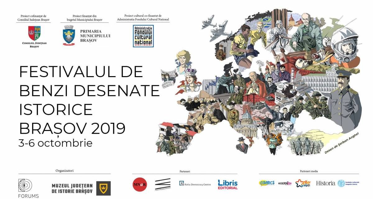 Ce au în comun Puiu Manu, Sputnik I, Otto Hahn, Ștefan Rusu, Heinrich Himmler, Walter Ulbricht? Festivalul de Benzi Desenate Istorice Brașov, ediția 2019