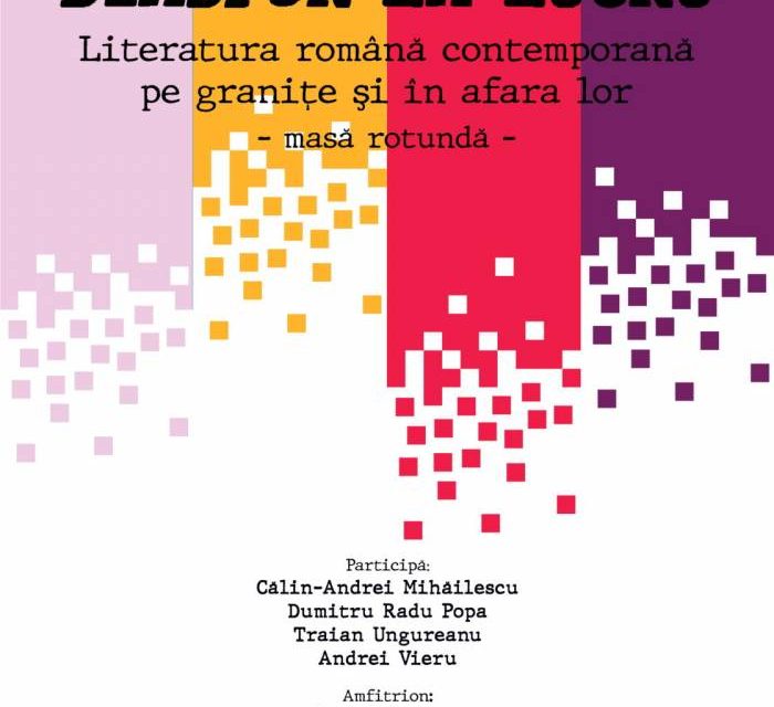 Masa rotundă „Diaspor” la lucru. Literatura română contemporană pe graniţe şi în afara lor. @ Muzeul Național al Literaturii Române