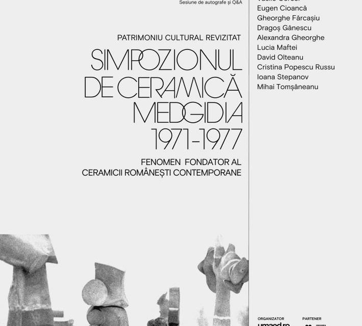 Lansare de carte: PATRIMONIU CULTURAL REVIZITAT. Simpozionul de Ceramică Medgidia (1971-1977) – fenomen fondator al ceramicii românești contemporane @ ARCUB