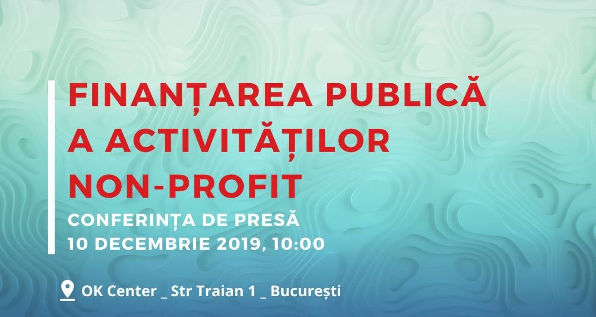 Finanțarea publică a activităților non-profit @ Centrul pentru Legislație Nonprofit