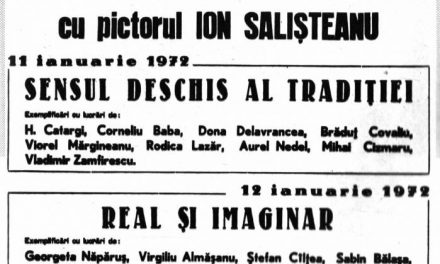 3 zile despre pictură cu Ion Sălișteanu, 1972