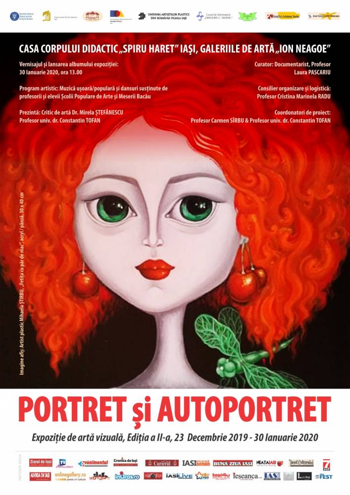 Expoziția „Portret și autoportret” @ Galeria de Artă „Ion Neagoe” din Iași