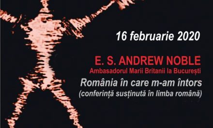 E.S. Andrew Noble, Ambasadorul Marii Britanii la București, vine la Conferințele TNB!
