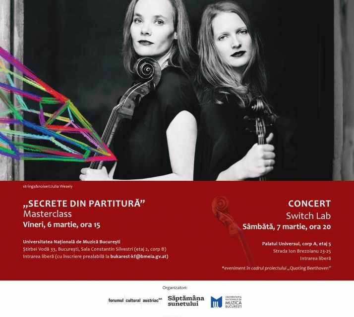 Strings&noise „quoting Beethoven” – instrumente clasice, sunetele viitorului