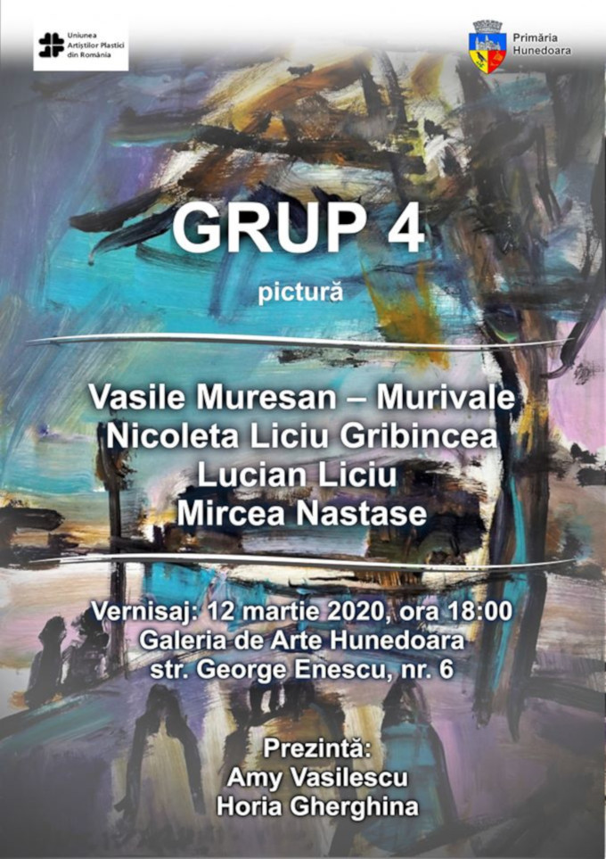 Expoziția de pictură „Grup 4” @ Galeria de Arte din Hunedoara