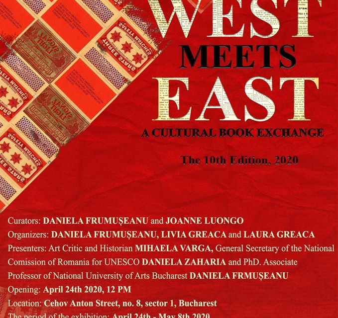 Mihaela Mihalache în expoziția WEST MEETS EAST-A CULTURAL BOOK EXCHANGE, ediţia a X-a, 2020 