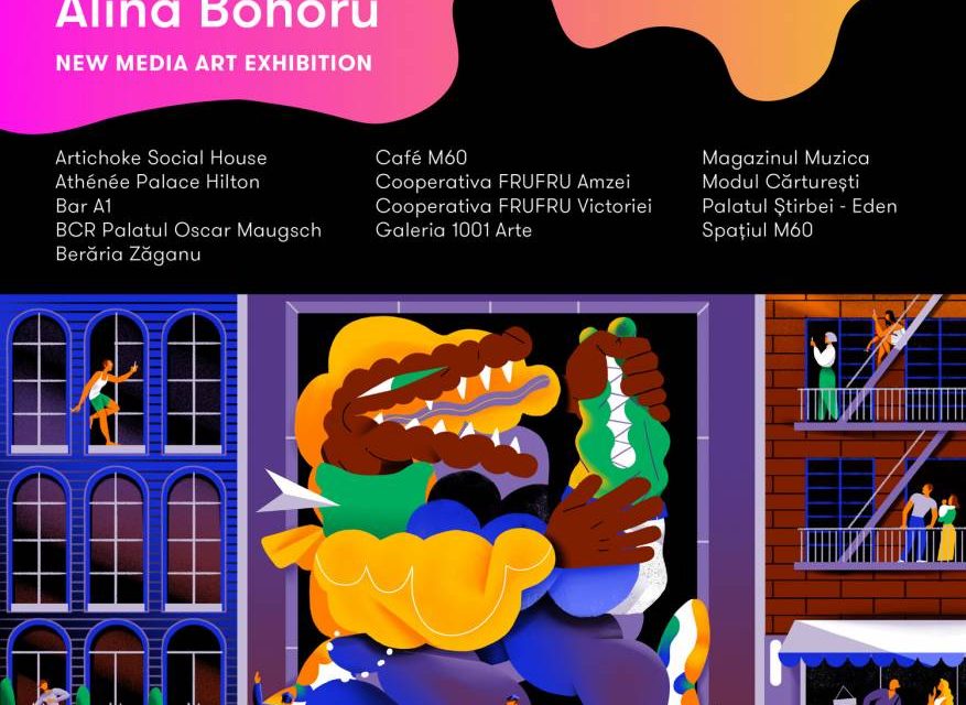 One Night Gallery transformă centrul orașului într-o expoziție stradală de new media art