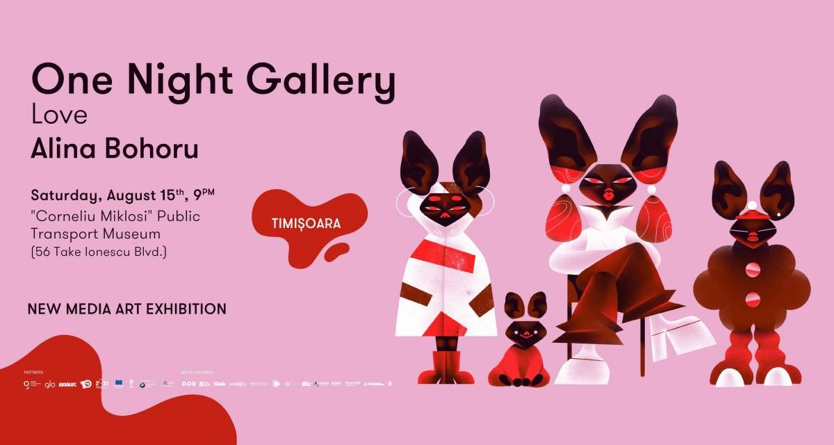 Expoziția de new media art One Night Gallery, pe 15 august la Timișoara