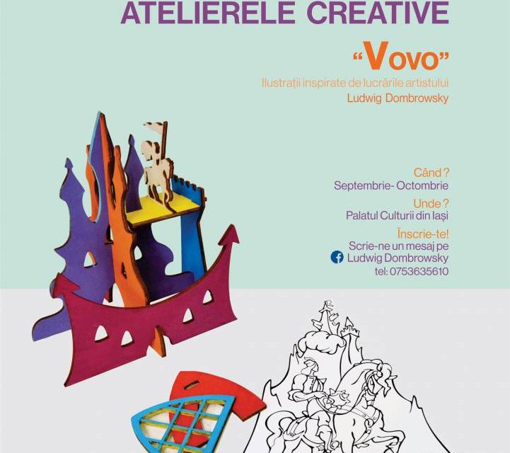 Ateliere creative pentru copii organizate de Asociația Culturală AltIași, în parteneriat cu Complexul Muzeal Național “Moldova” Iași