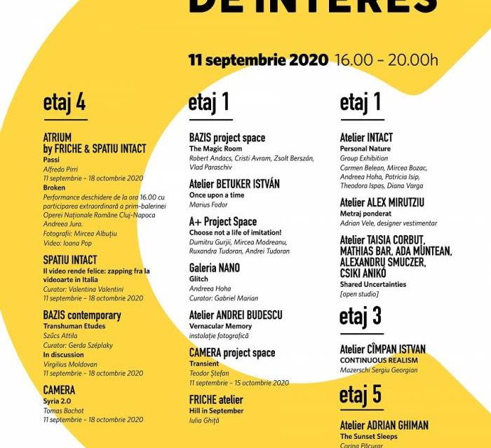 Sezonul expozițional de toamnă, la Centrul de Interes: 17 expoziții și proiecte noi, 3 artiști internaționali expun în premieră la Cluj