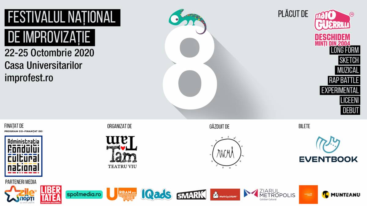 Festivalul Național de Improvizație revine între 22-25 octombrie la București!