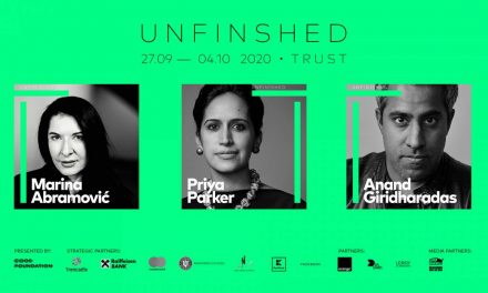 Începe UNFINISHED 2020<br>Peste 60 de speakeri, din 21 de țări din întreaga lume, în conversații, performance-uri și workshopuri despre încredere