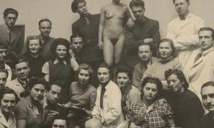 Atelierul lui Camil Ressu cu studenții Magda Smântânescu (Duty), Elvira Pop (Micoș), Vivi (Lili) Văraru, Alexandru (Duțu) Istrati