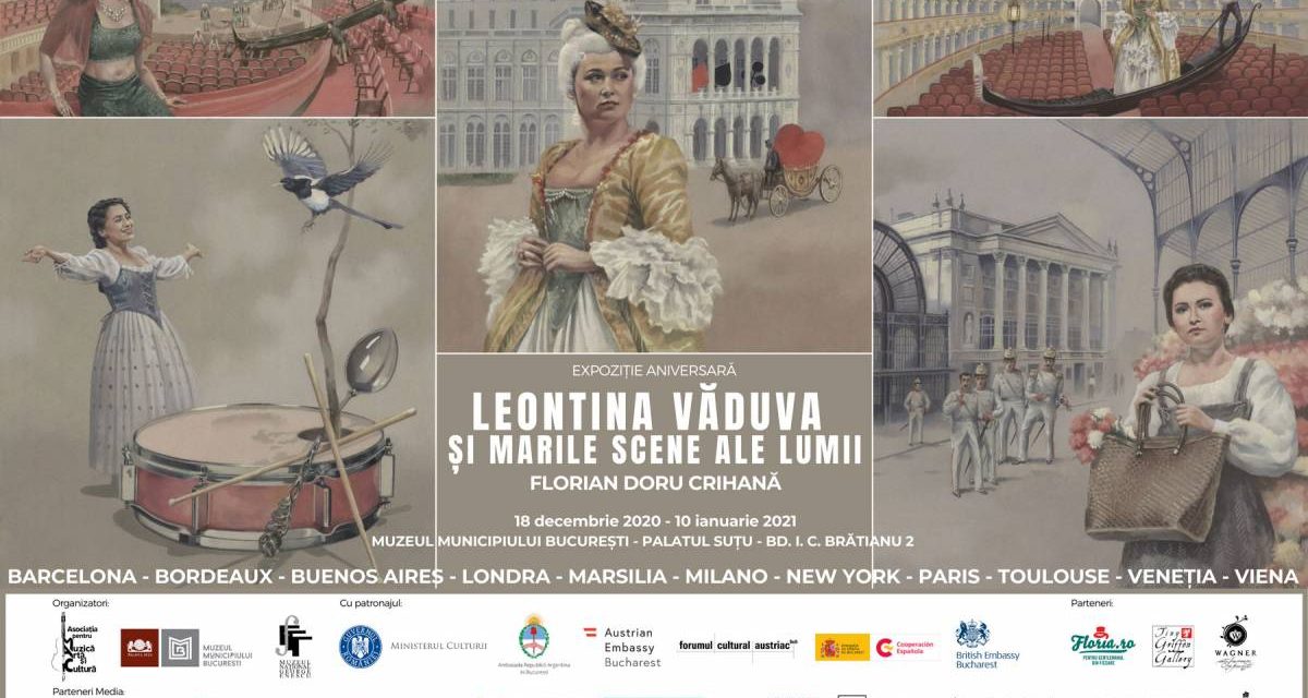LEONTINA VĂDUVA ȘI MARILE SCENE ALE LUMII Operă ilustrată după un libret de Florian Doru Crihană