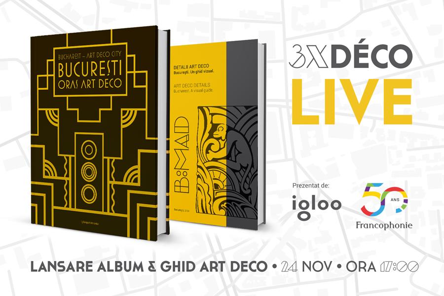 Redescoperă Bucureștiul Art Deco cu noile cărți igloo patrimoniu și igloo guide!