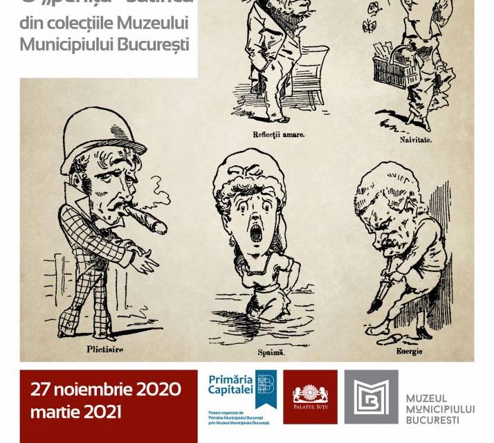 Caricaturi realizate între anii 1850-1989 vor fi expuse la Palatul Suțu
