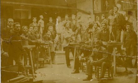 Constantin Brâncuși la Școala de Belle Arte din București