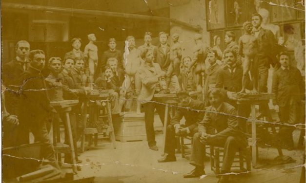 Constantin Brâncuși la Școala de Belle Arte din București