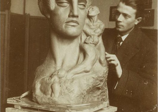 Cornel Medrea în atelier