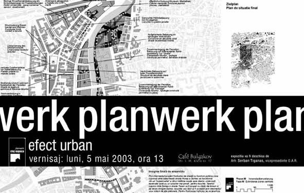 PLANWERK-“EFECT URBAN” @ Café Bulgacov, Cluj