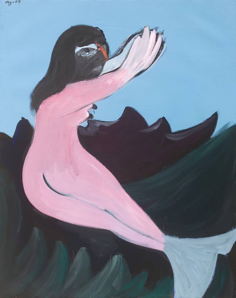 Siren. 2009. Acrylic on canvas. 125 x 100 cm