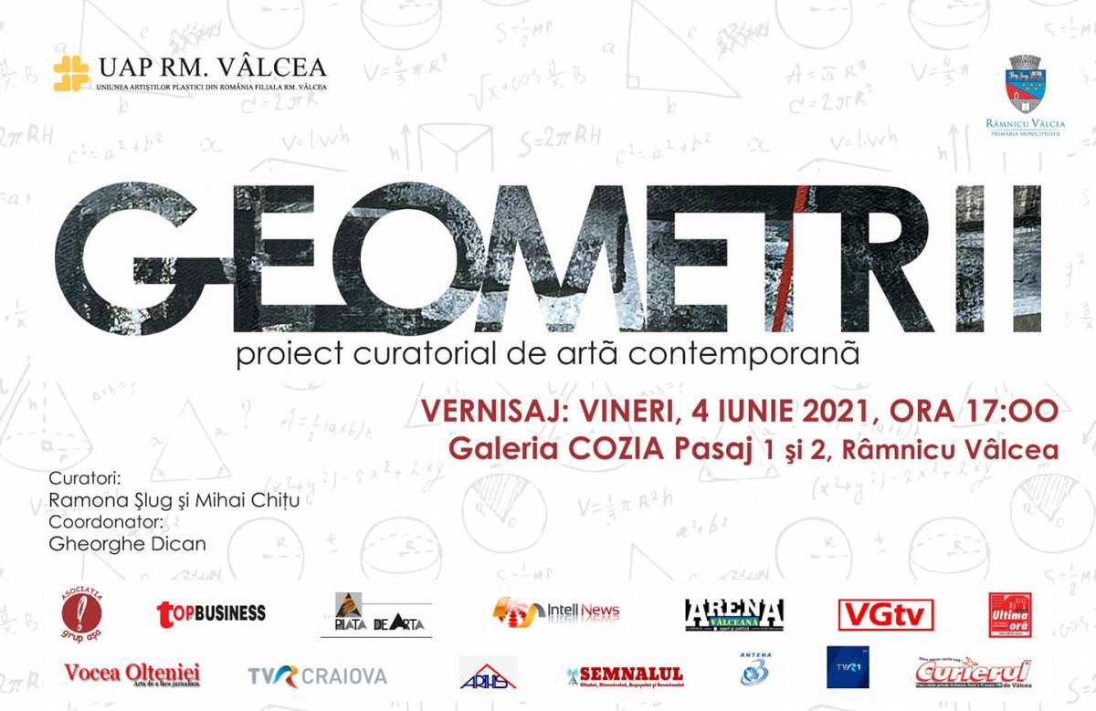 „GEOMETRII.2” expoziție de artă contemporană @ Galeriile Cozia Pasaj 1 și 2, Râmnicu Vâlcea