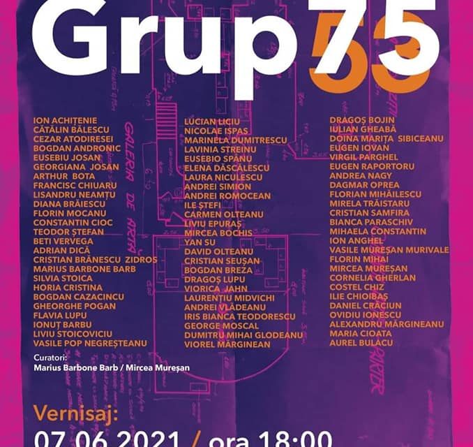 GRUP 75 – o întâlnire pe simeze la Galeria CAV (Căminul Artei), București