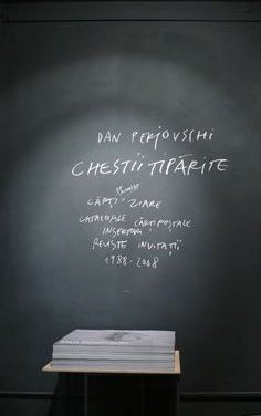 Dan Perjovschi „Chestii tiparite” @ Galeria Posibila, Bucuresti