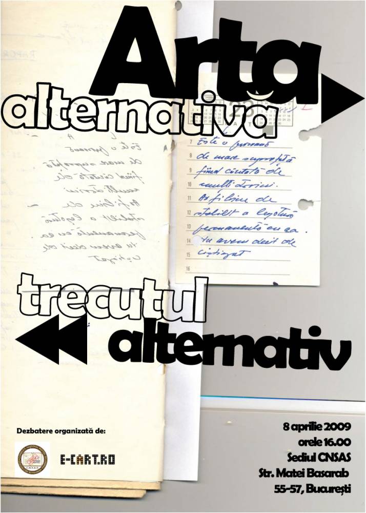 Dezbaterea „Arta alternativa – trecutul alternativ” @ CNSAS