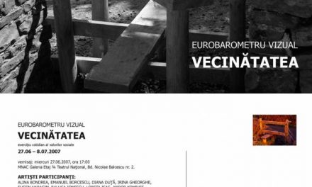 Eurobarometru vizual – Vecinătatea @ MNAC Galeria Etaj ¾ Teatrul National