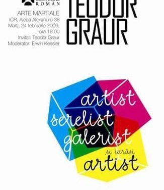 Teodor Graur la Arte Martiale @ Institutul Cultural Român