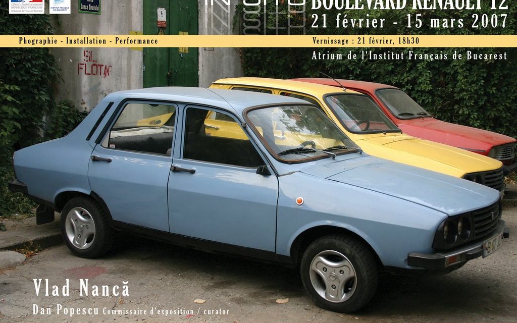Vlad Nanca „Boulevard Renault 12” la Institutul Francez din Bucuresti