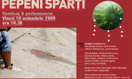 „PEPENI SPARTI” @ Atelier 35, Bucuresti