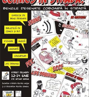 Expo de comics in strada la Street Delivery
