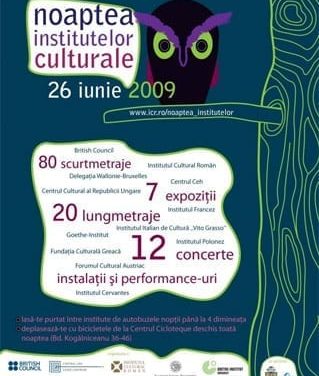 Noaptea Institutelor Culturale 2009