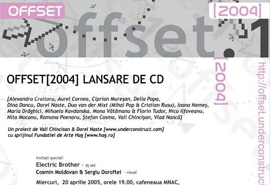 Lansare OFFSET [2004] @ Cafeneaua/mediateca MNAC, Palatul Parlamentului