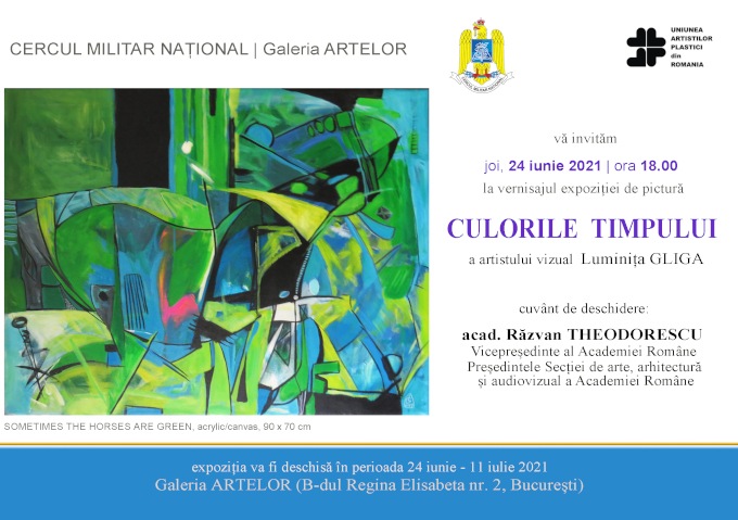 Luminița Gliga „CULORILE TIMPULUI” @ Galeria ARTELOR, Cercul Militar Național